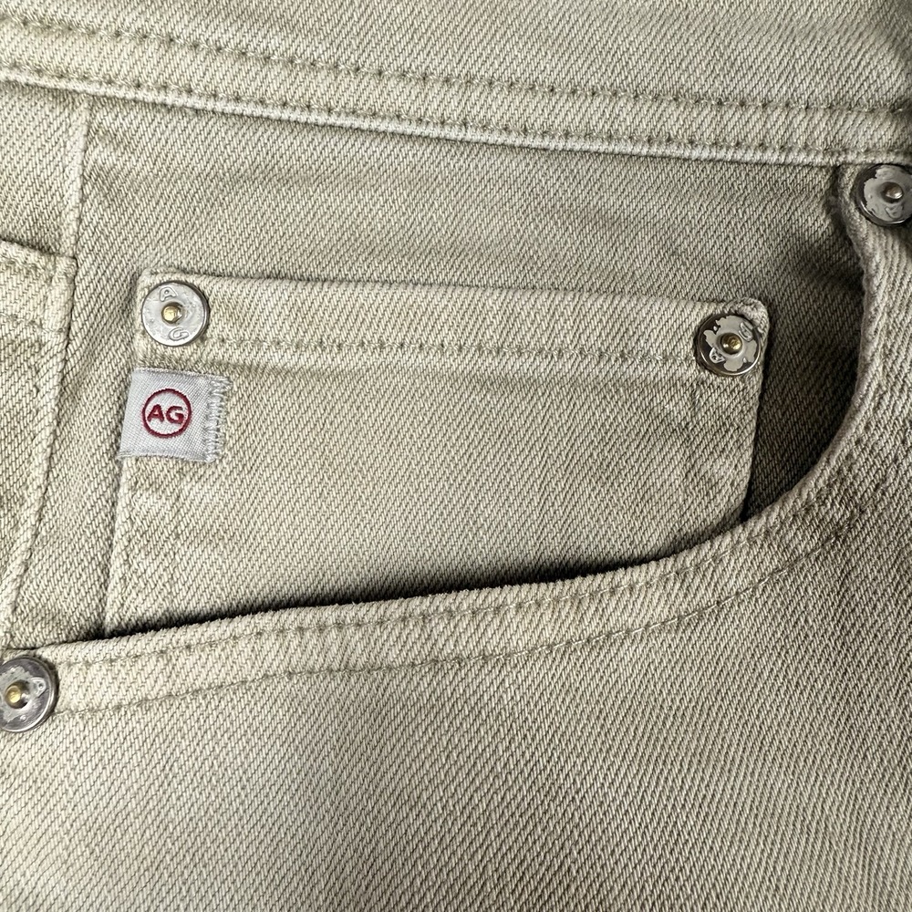 AG Adriano Goldschmied Men's W34 x L32‎ Tan Tellis Modern Slim Fit Thrash Legs - Picture 5 of 12